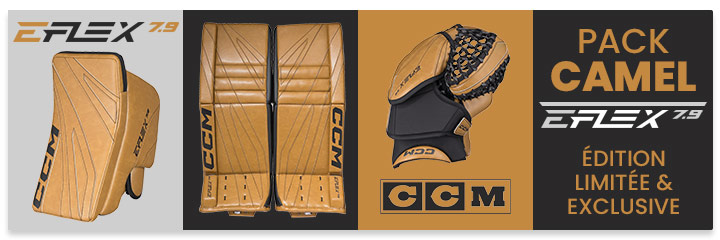 Pack Protections de gardien CCM Eflex Camel édition limitée