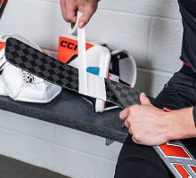 Crosses de gardien de hockey sur glace