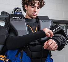 Équipement et protections de gardien de hockey sur glace