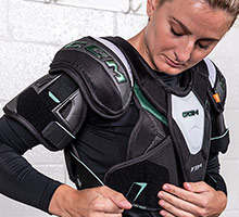 Équipement et protections de joueuse de hockey sur glace femme