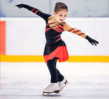 Patins à glace pour enfant, patinage artistique