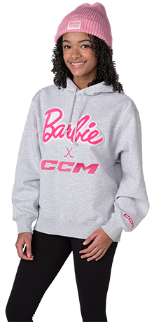 Sweat &agrave; capuche gamme Barbie x CCM Hockey
